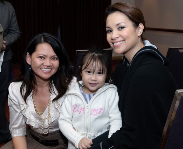 With Lea Salonga and daughter Nicole