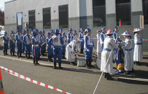Chinese participants of the parade